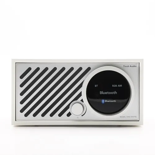 Tivoli Audio Model One Digital Wi-Fi & Bluetooth FM Radio – Gen 3 (Weiß/Silber)
