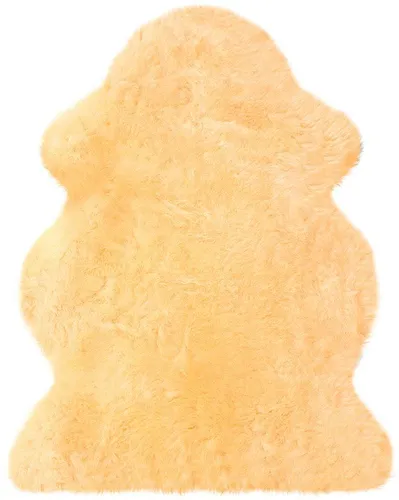 Heitmann Felle Fellteppich Lammfell farbig - Premium Qualität - Schaffell-Teppiche aus echtem australischem Lammfell, besonders dicht und weich mit einer Höhe von 70 mm, ideal für Wohnzimmer und als Bettvorleger.