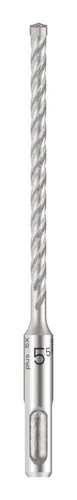 Bosch Accessories 2608707231 Hammerbohrer 5.50 mm SDS-Plus - Spiralbohrer für Metall, herausragende Lebensdauer in Stahlbeton dank zähem Wolfram-Carbide für maximale Festigkeit und Haltbarkeit.