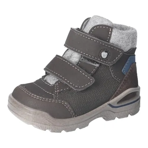 RICOSTA Jungen Winterstiefel Finn - Stiefel für Jungen, 100% wasserdicht und warm gefüttert mit Lammwolle, ideal für kalte Wintertage und aktive Entdecker.