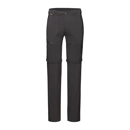 Mammut Runbold Zip-Off-Hose Herren, Phantom, 48 - Outdoorhose aus robustem Polyamid mit Elastan für maximale Bewegungsfreiheit. Schnelltrocknend, atmungsaktiv und UV-Schutz für alle Abenteuer in der Natur.