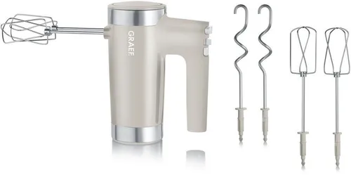 Graef GRA HM508 Handmixer - 600 W, leistungsstark und vielseitig für müheloses Mixen und Rühren