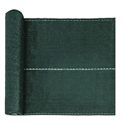 Estexo HDPE - Zaunblende, Sichtschutz, Tennisblende, Zaun, Netz, Schattier, Gewebe, Windschutz (1,4 x 25 m, Grün)
