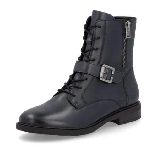 Remonte Damen Chelsea Boots D1U70, Frauen Stiefeletten,lose Einlage,halbstiefel,Kurzstiefel,uebergangsschuhe,uebergangsstiefel,flach,blau (14),42 EU