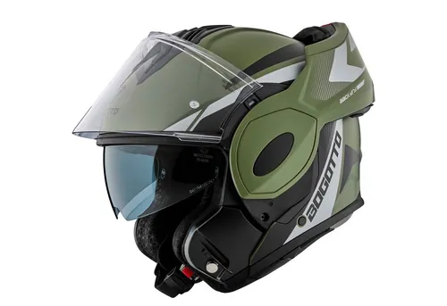 Bogotto Motorradhelm FS-X600 Atyr Limited Edition Klapphelm in grün von Bogotto
