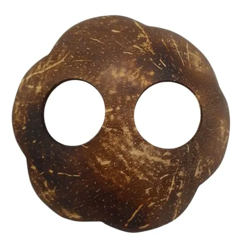 PANASIAM Coconut buckle, Flower, ∅ 10 cm