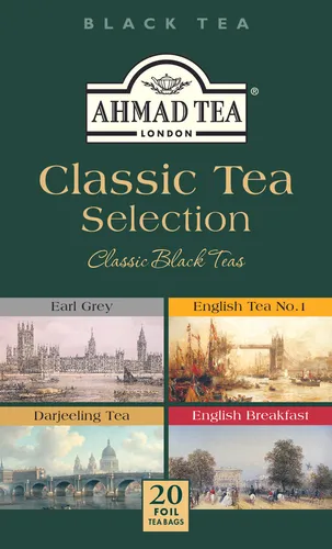 AHMAD TEA Classic Tea Selection 20 je 5 Sorten Schwarzer Beutel Tee á 2 Gramm