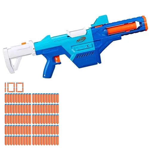 Set Kurztitel: 6-in-1 Blaster Bundle mit 124 Darts für maximale Action - Das