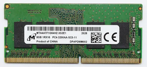 Micron MTA4ATF1G64HZ-3G2E1 Arbeitsspeicher (8 GB, 3200 MHz, DDR4, 260-polig, SODIMM)