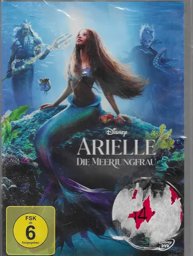 Disney Arielle Die Meerjungfrau DVD Neu OVP Halle Bailey Awkwafina Javier Bardem