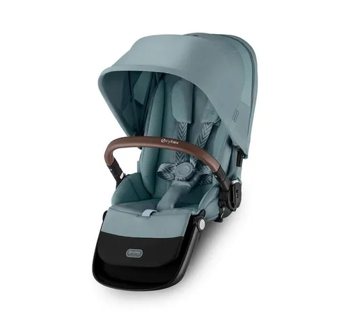 Cybex Gazelle S Sitzeinheit - Stone Grey - Sitzeinheit für den Cybex Gazelle S Kinderwagen, ideal für Geschwisterkinder. Ergonomische Liegeposition und XXL-Sonnendach mit UPF50+ bieten Komfort und Schutz ab Geburt.
