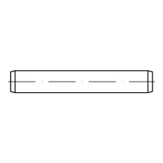 Reyher Zylinderstifte ISO 2338 A 4 - 500 Stück, m6 x 12 mm - Zylinderstifte für präzise Anwendungen in Deutschland gefertigt, ideal für Handwerk und Industrie. Packung mit 500 Stück.
