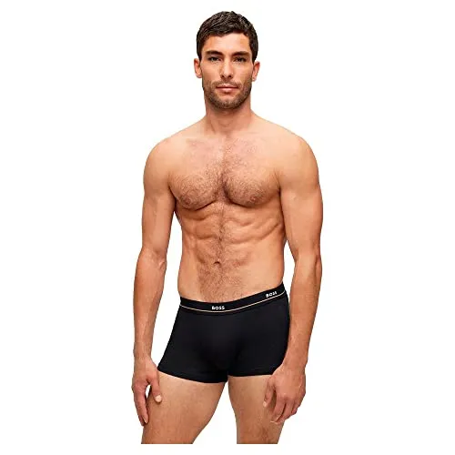 BOSS Herren Trunks 5er Pack Open Blue S - Herren-Boxershorts im 5er Pack, höchste Tragekomfort und optimale Passform, nachhaltige BCI Cotton, maschinenwaschbar bei 40°C, ideal für den täglichen Gebrauch.