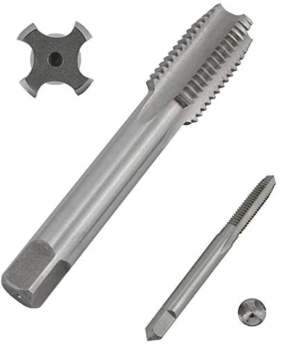 Corintian HSS Gewindebohrer Gewindeschneider Form D, Ø M1 - M24 – Universeller Einschnittgewindebohrer für Sack- & Durchgangsloch