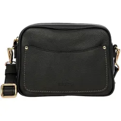 Bric's Gondola Magnolia Bag Black - Umhängetasche mit elegantem Design, ideal für den Alltag. Geräumiges Hauptfach für Ihre wichtigsten Utensilien, passend zu jedem Outfit. Maße: 22 x 16 x 7 cm.