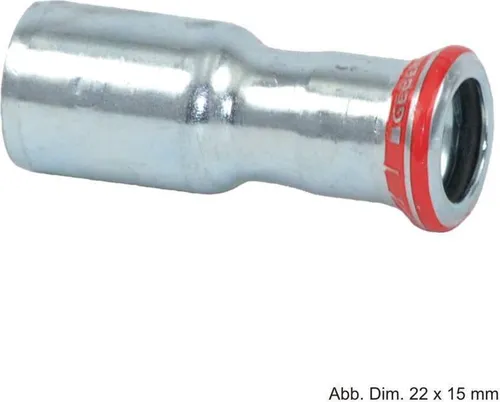 Geberit Mapress C-Stahl Reduzierstück, 42 x 28 mm