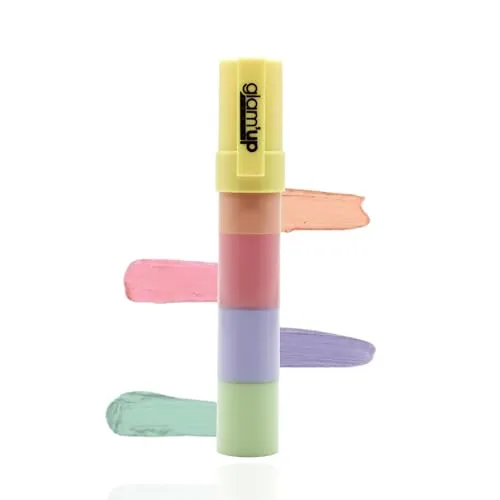 GLAM UP PARIS Concealer 4-in-1 – Korrektur von Unreinheiten (Orange/Rosa/Parm/Grün)