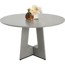 VEVOR runder Esstisch 120 cm – Rustikaler Küchentisch für 2–4 Personen