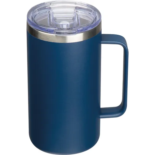 Thermo-Trinkbecher aus Edelstahl / 650ml / Farbe: dunkelblau