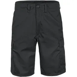 MFH Herren US BDU Bermuda Kurze Hose Schwarz Größe L - Herren-Shorts mit praktischen Cargo-Taschen, ideal für Freizeit und Outdoor-Aktivitäten, aus strapazierfähigem Material für hohen Tragekomfort.