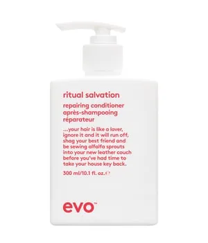 evo Ritual Salvation Repairing Conditioner 300 ml - Conditioner für schwaches, brüchiges und farbbehandeltes Haar. Stärkt das Haar, reduziert Haarbruch und bewahrt die Strahlkraft der Farbe.