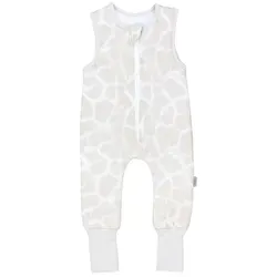 TupTam Babyschlafsack Ganzjahresschlafsack mit Beinen 2,5 TOG Unisex beige|braun 116-122