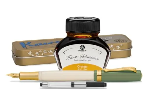 Kaweco Student Füllhalter mit 30 ml Füllhaltertinte, Konverter und Metalletui