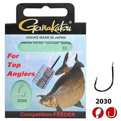 Gamakatsu Booklet Feeder STR 2030B Gr.6 0,26mm 80cm von Gamakatsu