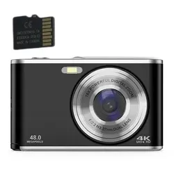 Digitalkamera 4K 48MP mit 16x Zoom und 32GB Speicherkarte