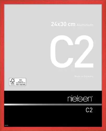 Nielsen Alurahmen C2 24x30 cm tornado rot in rot von Nielsen