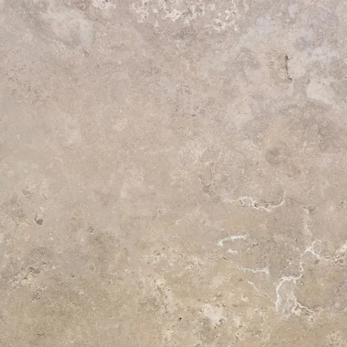 Bodenfliese Feinsteinzeug Travertino 60 x 60 cm crema