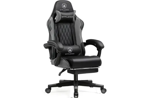 GTPLAYER Gaming-Stuhl Ergonomischer Bürostuhl mit Fußstütze von GTPLAYER