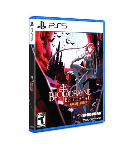 BloodRayne Betrayal Fresh Bites - PS5 [US Version] - Actiongeladenes 2D-Abenteuer mit hochauflösender Grafik, neuer Sprachausgabe von Laura Bailey und Troy Baker. Erlebe spannende Jump 'n' Run-Elemente und herausfordernde Bosskämpfe!