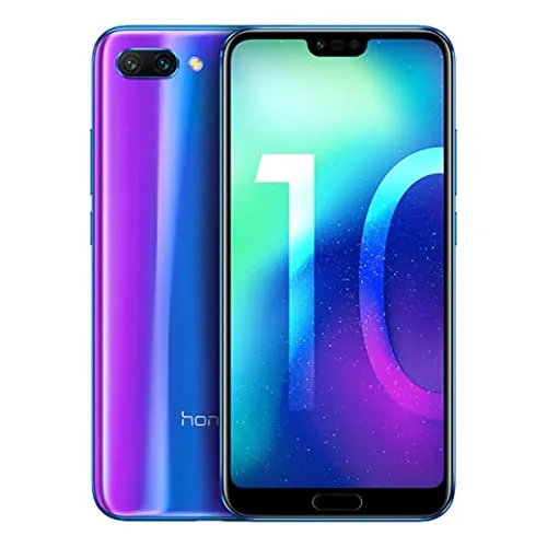 Honor 10 Smartphone - 128GB, 24 MP Dual-Kamera, Phantom Blau - Simlockfreies Handy mit rahmenlosem 5,84 Zoll FHD+ Display und 24 MP Frontkamera. Ideal für Fotografie-Liebhaber und Multimedia-Enthusiasten.