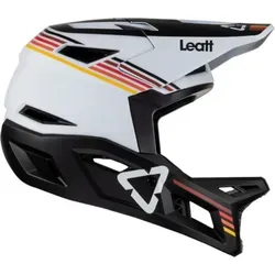 Leatt Fullface Helm Gravity 4.0, Weiß, XL - Fahrradhelme mit 360° Turbine-Technologie für maximalen Schutz und hervorragende Belüftung. Ideal für MTB, Enduro und Downhill, mit Fidlock-Verschlusssystem für einfachen Sitz.