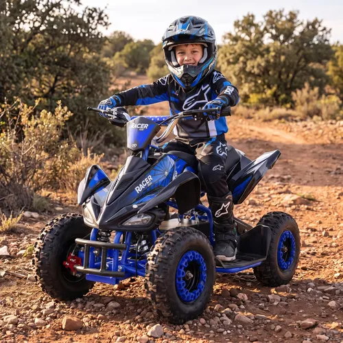Actionbikes Motors Elektro-Kinderquad Racer 1000 W – Mini Quad für Kinder
