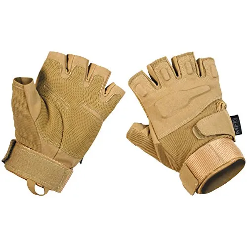 MFH Protect Fingerlose Handschuhe Coyote Tan Größe M