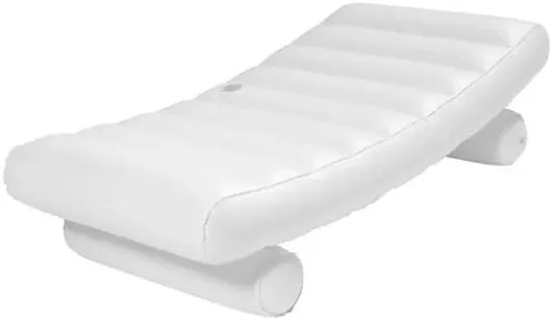 Interline schwimmender Lounger Luftmatratze Schwimmsessel 165x85x40cm weiß