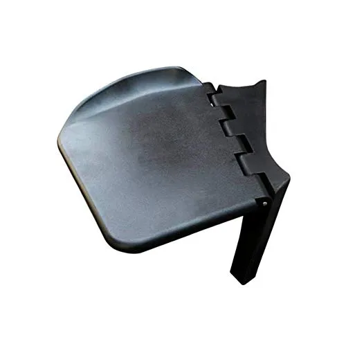 KLARA SEATS klappbarer Beifahrersitz passend für Steyr und New Holland Traktoren und Schlepper, schwarz