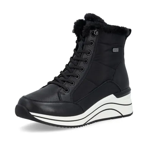Remonte Schnürstiefel Schnürboots - Wanderschuhe mit Style! Komfortable, wasserabweisende Schnürstiefel für Damen mit extra weitem Schnitt und ultraleichter Laufsohle für ein angenehmes Tragegefühl.