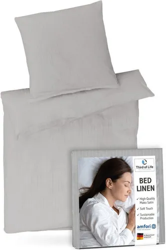 Third of Life Bettwäsche Bettwäsche Set Mako Satin