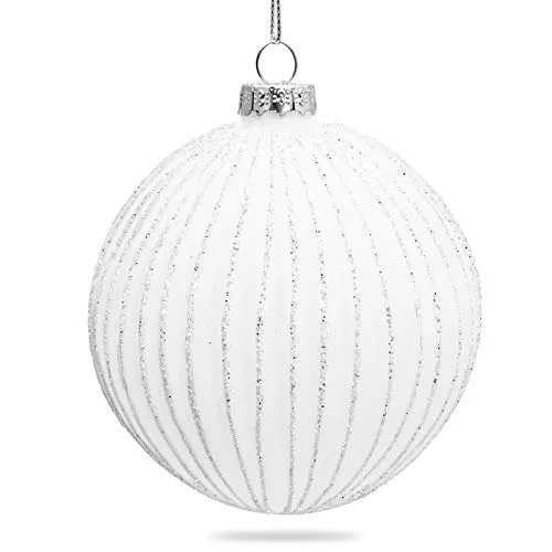 SIKORA Christbaumschmuck Highlights Weiss 4er Set von SIKORA