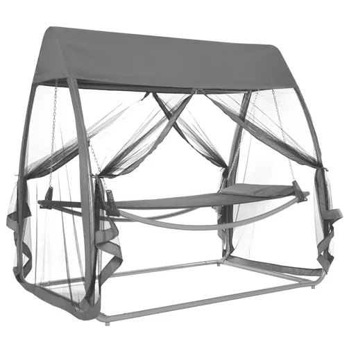 di volio Treviso Hängematte mit Moskitonetz in grau von di volio