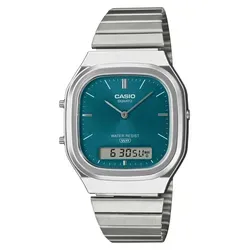 Casio AQ-240E-3AEF Armbanduhr - Stylische Quarz-Armbanduhr mit analog-digitaler Anzeige, Stoppfunktion und wasserdichtem Gehäuse – ideal für den modernen Alltag.