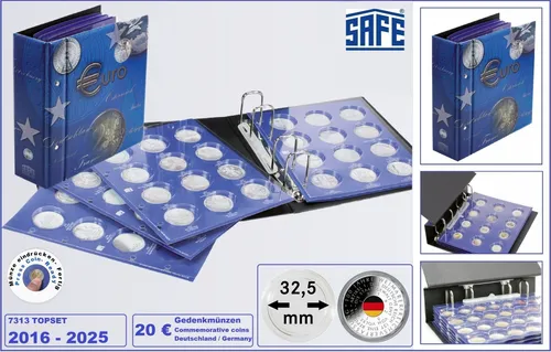 SAFE 7313 Top-Set Album für 20 Euro in Dosen 2016-2019