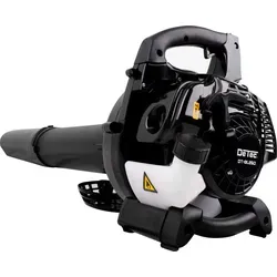 DeTec Benzin Laubsauger Laubgebläse 244,8 km/h - Laubgeräte für mühelos saubere Gärten. Mit 45L Fangsack und integriertem Häcksler für schnelles Zerkleinern von Laub. Ideal für unabhängige Reinigungsarbeiten ohne Stromanschluss.