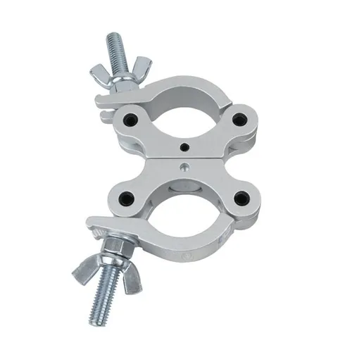 Showtec - Swivel Coupler 300kg Silber, Slimline für 50-mm-Rohr