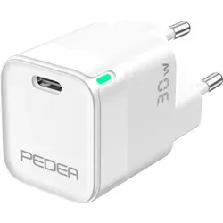 PEDEA Mini Schnellladegerät 30 Watt - Weiß