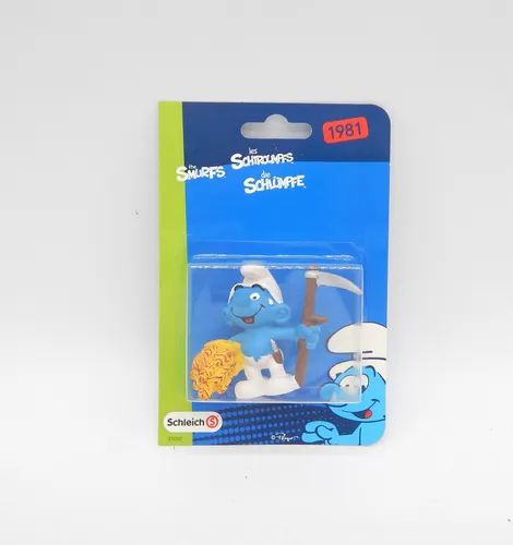Bauer Schlumpf 21010 Schlümpfe Schleich 1981 NEU OVP Blisterverpackung SELTEN