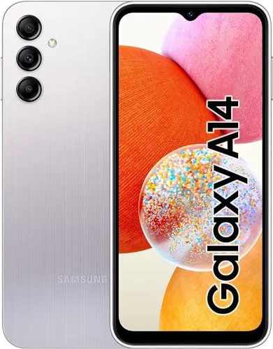 Samsung Galaxy A14 4+128GB - Simlockfreies Handy - Simlockfreies Handy mit 4 GB RAM und 128 GB Speicher, ideal für multimedia und Gaming, in elegantem Design.